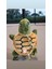 Sevimli Caretta Kaplumbağa Peluş Oyuncak Desenli Anahtarlık Hediyelik Uyku Arkadaşı 11 cm 2