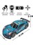 2.4 Ghz Rc Full Fonksiyon LED Işıklı Gövde 1:22 Şarjlı Uzaktan Kumandalı Drift Arabası (Mavi) 2