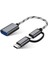 USB 3.0 Otg To Type C Micro USB Data Şarj Çevirici Dönüştürücü Adaptör 4901 1