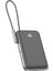 Uyumlu Powerbank PD20W Dahili Type-C Kablolu Göstergeli 10000 Mah Kablosuz Şarj 16 Uyumlu Güç CDB001 (Siyah) 2