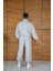 Erkek Premium Parçalı Eşofman Takım - Dik Yaka Fermuarlı Biyeli Sweatshirt Lastik Paça Alt, Oversize 3 Iplik Şardonlu - Gri 2