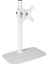 Kolu Tek Monitör Standı Çoğu 14"-32" Ekrana Uyar, Serbest Duran Çelik Monitör Montajı Ayarlanabilir Monitör Masa Standı 18,7 Lb'ye Kadar Tutar, Vesa Montajı 75/100 mm Monitör Montaj Kolu(Beyaz 1