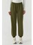 Kadın Esnek Bel Modal Touch Jogger Pantolon Haki Yeşil 2