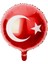 Türk Bayrağı Folyo Balon 18 Inç Helyum Veya Hava ile Şişirilir 1