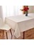 Soft Breeze Masa Örtüsü - Kırık Beyaz - 140X200 cm 2