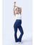 Imaj 716 Lacivert Renk Toparlayıcı ve Extra Esnek Etkili Yüksek Bel Ispanyol Paça Hamile Tayt 1