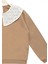 Kız Çocuk Brode Yaka %100 Pamuk Sweatshirt - Süs Brode Yakalı Çocuk Sweat 4