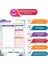 Günlük Planlayıcı Çek Kopar - Daily Planner - Ders Çalışma Planlayıcı - Planlama Defteri 2