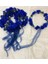 5li Yuvarlak Nedime Tacı Lazer Kesim Çiçekli ve Yapay Cipsolu Kına Nedime Tacı Lacivert 1