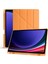 Galaxy Tab S6 Lite 2024 P610 P617 P620 10.4 Kalem Bölmeli, Smart Cover, Stand Özellikli, Pu Deri Koruyucu Kılıf (S Pen Uyumlu) (Turuncu) 1