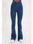 jean Zeronimo Kadın Likralı Yüksek Bel Düz Ispanyoljeans 1