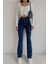 jean Kadın Flora Pamela Ispanyol Lacivert Yüksek Bel Likralı 1