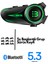 2x Bağlantılı Telsizli Bluetooth 5.3 Motosiklet Kask Kulaklık Intercom Işıklı Motorsiklet Interkom 2