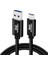 3A Usb-A & Usb-C Hızlı Şarj ve Hızlı Veri Transferi Kablosu 5000MBS (5gbps) USB 3.0 1