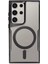 Samsung Galaxy S23 Ultra Kılıf Boyi Magsafe Silikon Kapak - Siyah (K95) 1