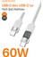 60W Usb-C To Usb-C Şarj ve Data Kablosu – LED Ekranlı, Hızlı Şarj, 1.2m Tüm Cihazlara Uyumlu 1