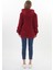 Unisex Nakışlı Bordo Renk Kapüşonlu Sweatshirt Kanguru Cep Detaylı Hem Erkek Hem De Kadın Için Dizayn Edilmiştir 6