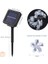 30 Ledli Solar Çiçekli Rgb Bayçe Aydınlatma Dekorasyon Güneş Enerjili 3
