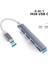 IUSB-04TXT Usb-C Hub, 4 Bağlantı Noktalı, 1x USB 3.0 + 3x USB 2.0, Ince Alüminyum Kasa 3