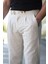 Tasarım Italyan Model Keten Pantolon 1