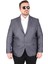 Mocgrande Erkek Büyük Beden 4 Drop Blazer Oskar Ceket 500607 Fume 1