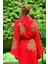Kırmızı Ethereal Coral Kimono 4