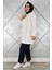 Kadın Düğme Taş Detaylı Biyeli Tesettür Tunik 1