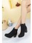 Ayakdaş Yandan Püsküllü Topuklu Kadın Bot 3