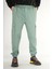 Erkek Mint Kargo Cepli Jogger Pantolon Rahat Kesim Pamuklu Lastikli Paça 8