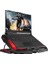 AD-RX34 X-Frame Siyah 4 Fanlı 9-17 Inç Notebook Soğutucu Stand 4