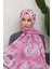 Floral Akrilik Desenli Dijital Soft Şal 2