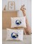%100 Pamuk Isme Özel 2li Ekru Bebek Yastık Kılıfı 35X45 Cm-Ayıcık 1