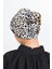 Gold Çapraz Büzgülü Tesettür Bone Sandy Leopar Desen 2511_03 7