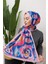 Floral Akrilik Desenli Dijital Soft Şal 1