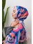 Floral Akrilik Desenli Dijital Soft Şal 4