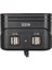 1678 12-24V 4 USB Girişli 120W 80CM Kablolu 3'lü Araç Çakmak Çoklayıcı 3