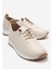 Kum Baskılı Yumuşak Tabanlı Kadın Ayakkabı Bej Cilt 1