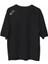 Unisex Bisiklet Yaka Baskılı Oversize T-Shirt - Siyah 1