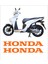Honda Dio Marşpiyel Sticker Honda Sticker 2 Adet 20CM Turuncu 1