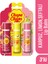 Lip Balm Dudak Bakım Kremi 4gr Karpuz Şeftali Limon 3lü 1