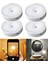 4 Adet Şarjlı Sensörlü Otomatik 8 LED Aydınlatma Işık,, Dolap, Merdiven, Gece Lambası, Mutfak, Balkon Dekorasyonu, 4000K Günışığı Delme Gerektirmez (4) 1