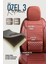 Seat Cordoba Uyumlu Yarı Deri Oto Koltuk Kılıfı Ön/arka Set Neta Seri Tarçın 3
