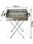 Paslanmaz 430 Kalite Çelikten Katlanır Ayaklı ve 3 Kademeli Mangal - Çantalı 2