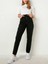 New Staigers Siyah Yüksek Bel Likralı Mam Jean 2