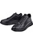 Hakiki Deri Lastik Bağcıklı Erkek Ayakkabı VOY-488 Siyah 4