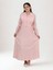 Aluna Ikili Bürümcük Pamuk Tam Boy Elbise Pudra 2