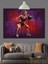 Boksör Kadın Spor Yaparken Dekoratif Kanvas - Mdf Ahşap Tablo 5