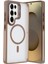 Samsung Galaxy S25 Ultra Flet Lens Magsafe Kapak - Gold 1