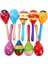 Maracas Holzrassel Ahşap Çıngıraklı Rattert Shaker Davul Çocuk Müzik Aleti Oyuncak Müziğiniz Için Ahşap Çıngırak Pedagojik Oyuncak Için Çocuk Seti Rastgele Renk Kırmızı DEMARKT-1105 2