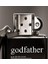 Godfather Tasarımlı Renkli Baskılı Siyah Benzinli Metal Çakmak 3